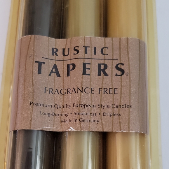 Rustic Taper Candles European Style Germany - Picture 2 of 6